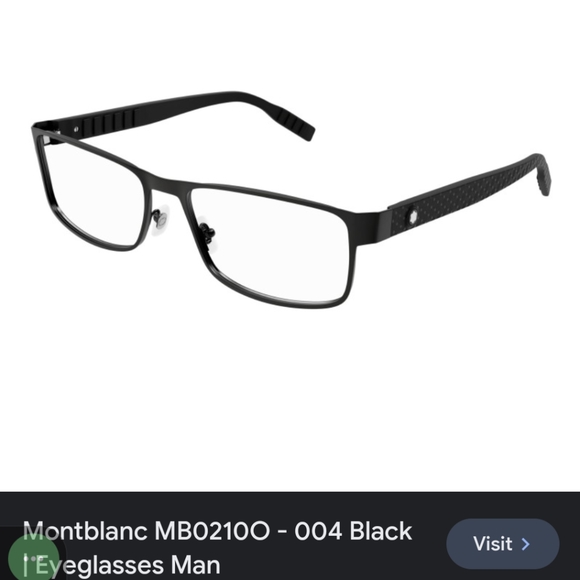 Mont Blanc MB0210O 001 Prescription Frames - Picture 1 of 1